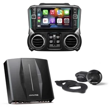 Alpine i509-WRA-JK 9" Multimedia Receiver w/ SPV-10TW-WRA & PXE-C80-88 OPTIM8...