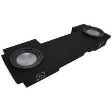 2002-2013 Chevy Silverado HD Crew Truck Harmony A122 Dual 12" Sub Box Enclosure