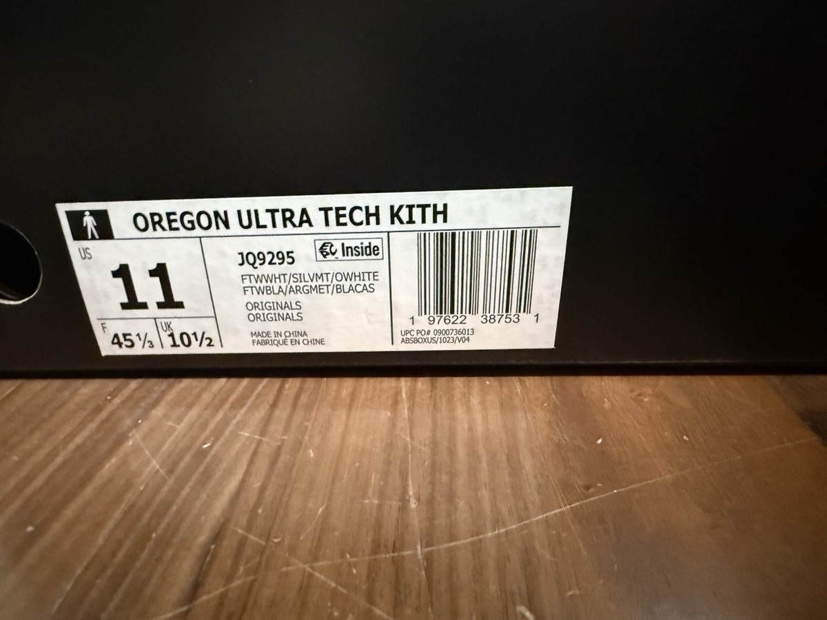 Kith for adidas Oregon Ultra Tech WHITE / RED / SILVER METALLIC 