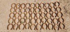 50 Used Steel Horseshoes - Metal Crafting - Welding - Western / Rustic Decor