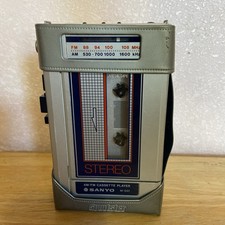 Sanyo Portable Walkman M-G31 FM/AM Radio Cassette Player Vtg Japan Works