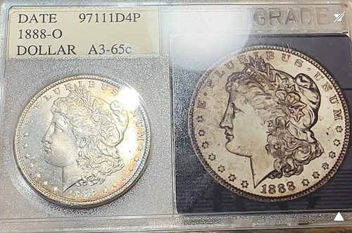 1888-O Morgan Dollar Super Nice Original Borderline Gem BU CHRC