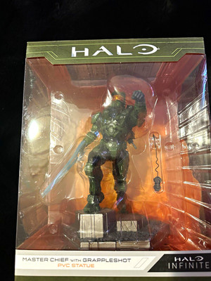 Halo Halo Infinite Master Chief Statue mit Grappleshot  PVC Sammlerfigur