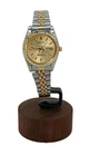 Seiko Quartz Dress Watch Women  Gold Dial/Day/Date *New Battery* Very Nice!!