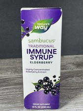 Nature's Way Sambucus Traditional Elderberry Immune Syrup 8 fl oz. 1/23/2027