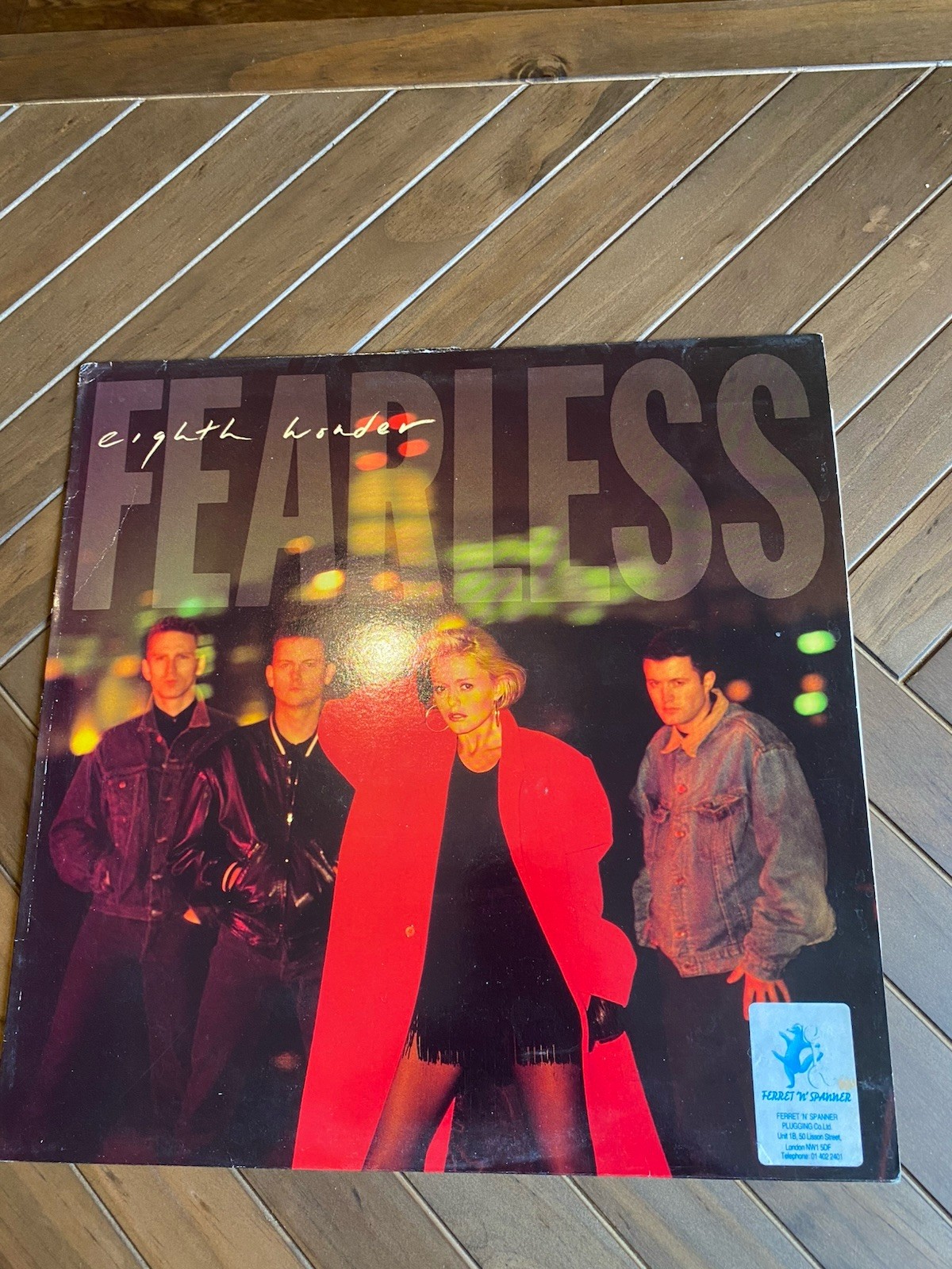 EIGHTH WONDER - Fearless - Vinyl LP CBS 1988 Promo Copy Excellent Condition