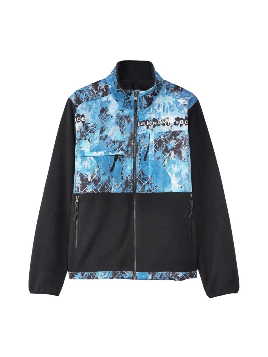 THE NORTH FACE PRINTED DENALI 2 JACKET MEN FULL-ZIP SWEATSHIRT