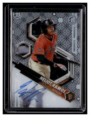 2018 Bowman High Tek Prospect Autograph #PHTHR HELIOT RAMOS AUTO GIANTS