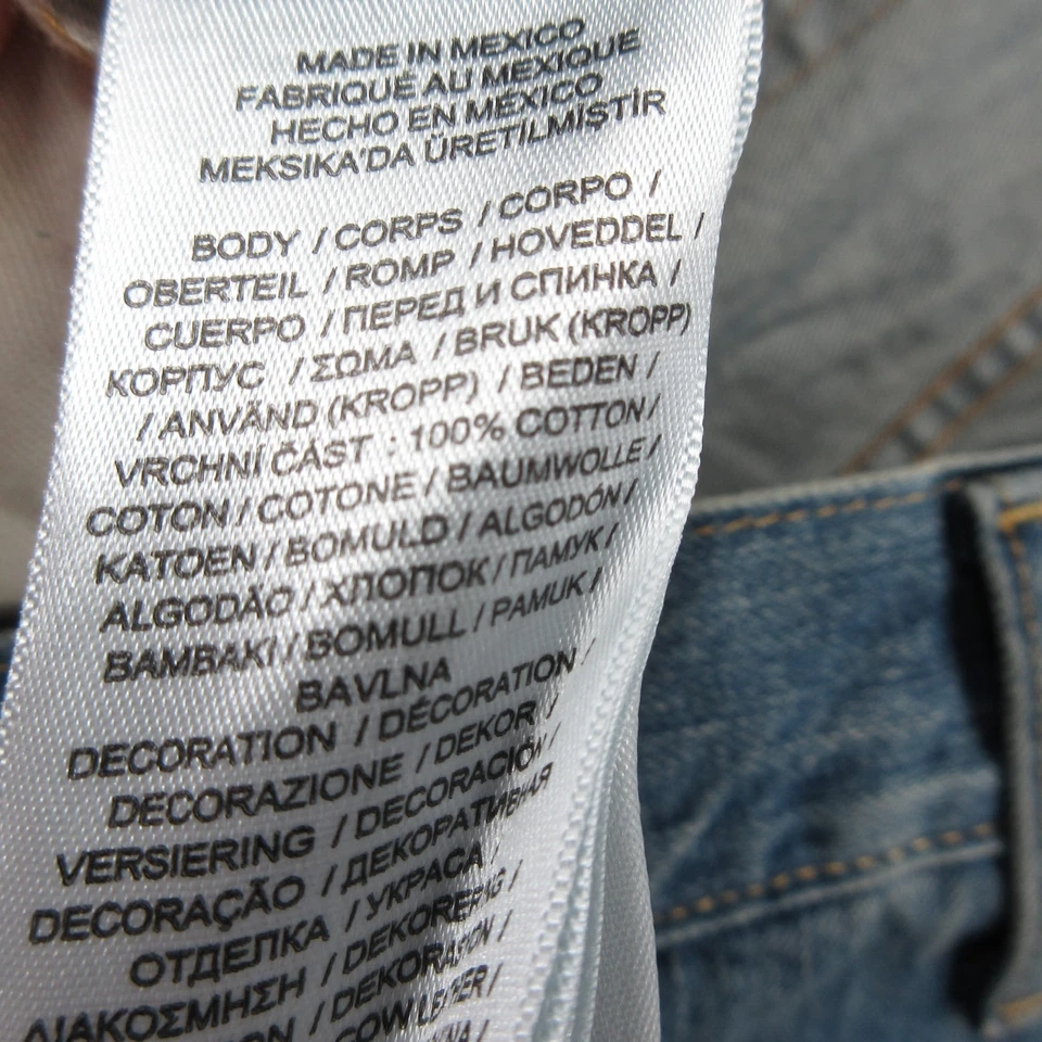 Calça jeans masculina reta relaxada Polo Ralph Lauren Hampton 46Bx32 - Imagem 4 de 4