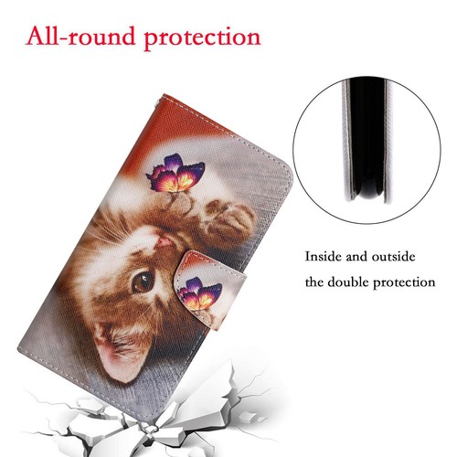 Flower Cat Butterfly Wallet Phone Case For LG K22 K31 K51 K61 Stylo 6 7 Velvet - Picture 105 of 129