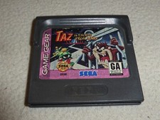 SEGA GAMEGEAR VIDEO GAME TAZ IN ESCAPE FROM MARS CARTRIDGE ONLY GEAR