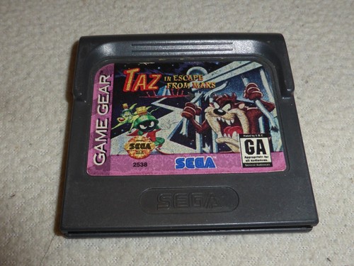 SEGA GAMEGEAR VIDEOGIOCO TAZ IN ESCAPE FROM MARS CARTUCCIA SOLO INGRANAGGIO - Foto 1 di 2