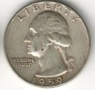 USA - 1959D - Washington ¼ $ - Silver Eagle - #14671RG