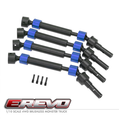 Steel Splined CVD Drive Shaft 8650 8652 8653 For 1/10 RC Traxxas E-Revo 2.0 VXL