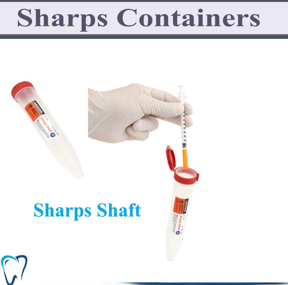 Recipiente Prevent Sharps 1 qt, 2 qt, 5 qt., 1 gal, 2 gal., bloqueio e horizontal - Imagem 2 de 4
