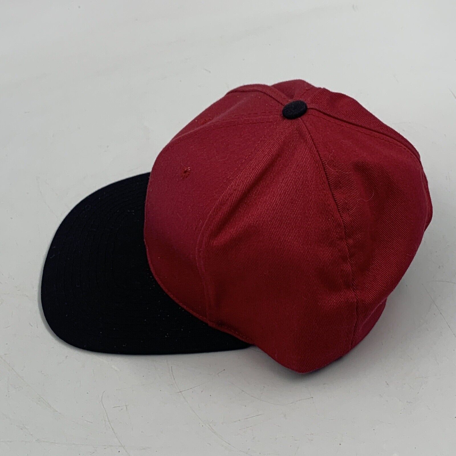 Vintage 90s - Unbranded - Red - SnapBack Hat - image 3
