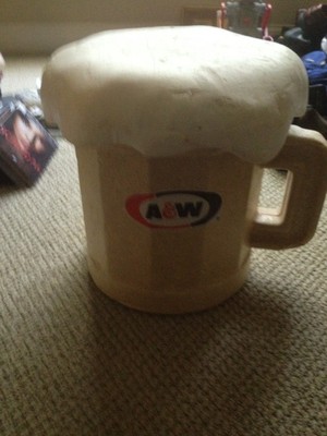A & W Root Beer Styrofoam Cooler Soda Pop Advertising