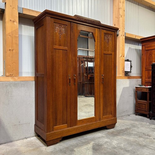 Kleiderschrank | Art Déco um 1930 | Eiche Massivholz - Bild 3 von 12