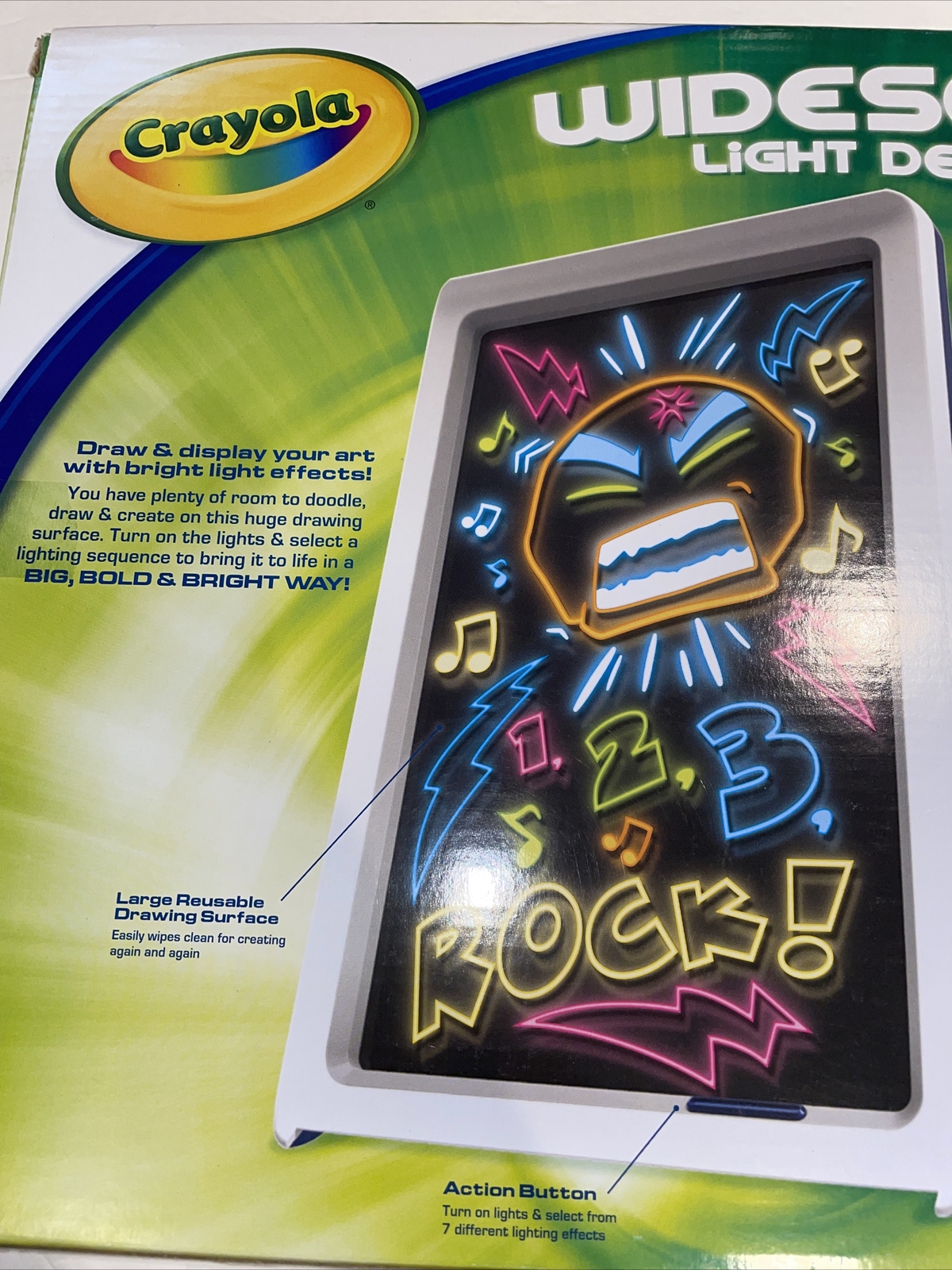 CRAYOLA Widescreen Light Designer Complete Set For Ages 6+ NEW 