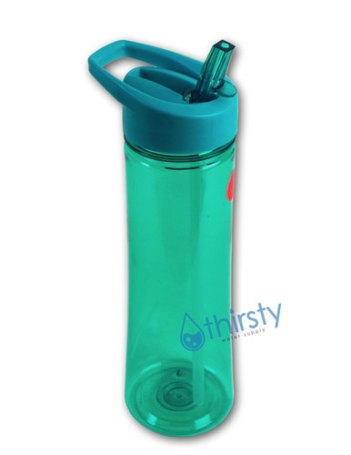 BPA Free Gym Water Bottle Travel Mug Canteen Jug Container Tritan Colors 24 oz - Picture 6 of 14