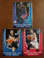 2014-15 Donruss Basketball Production Line Ricky Rubio Timberwolves 1 Card