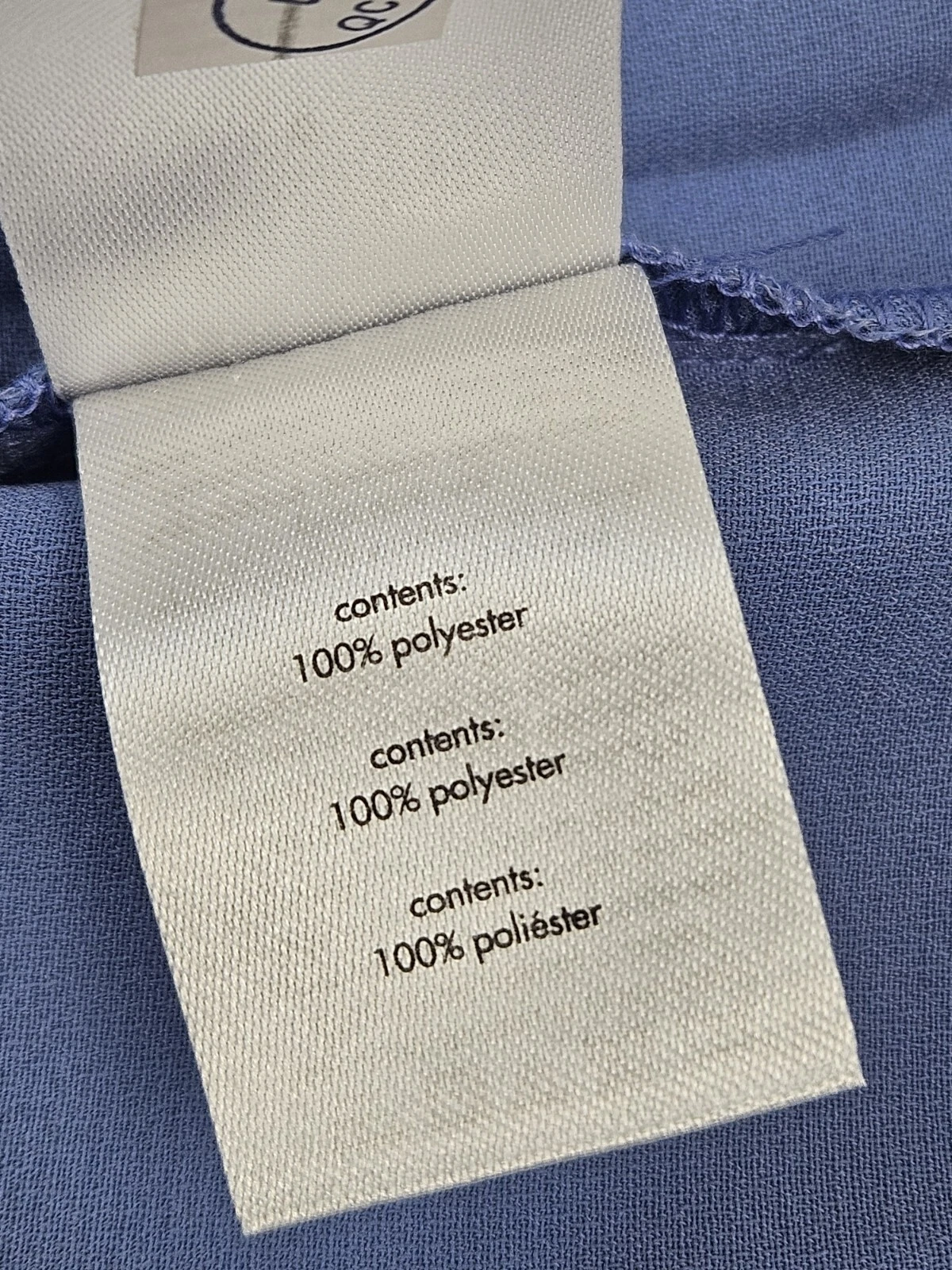 VETEMENTS Abito donna WeWoreWhat Revolve scollo 6 cappuccio midi raso blu ardesia