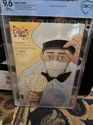 Ice Cream Man Presents Quarantine Comix Special Variant CBCS 9.6 White Pages