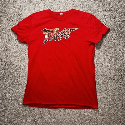 Y2K Street Fighter ''FIGHT'' Special Edition T-Shirts Men s Size Medium Red