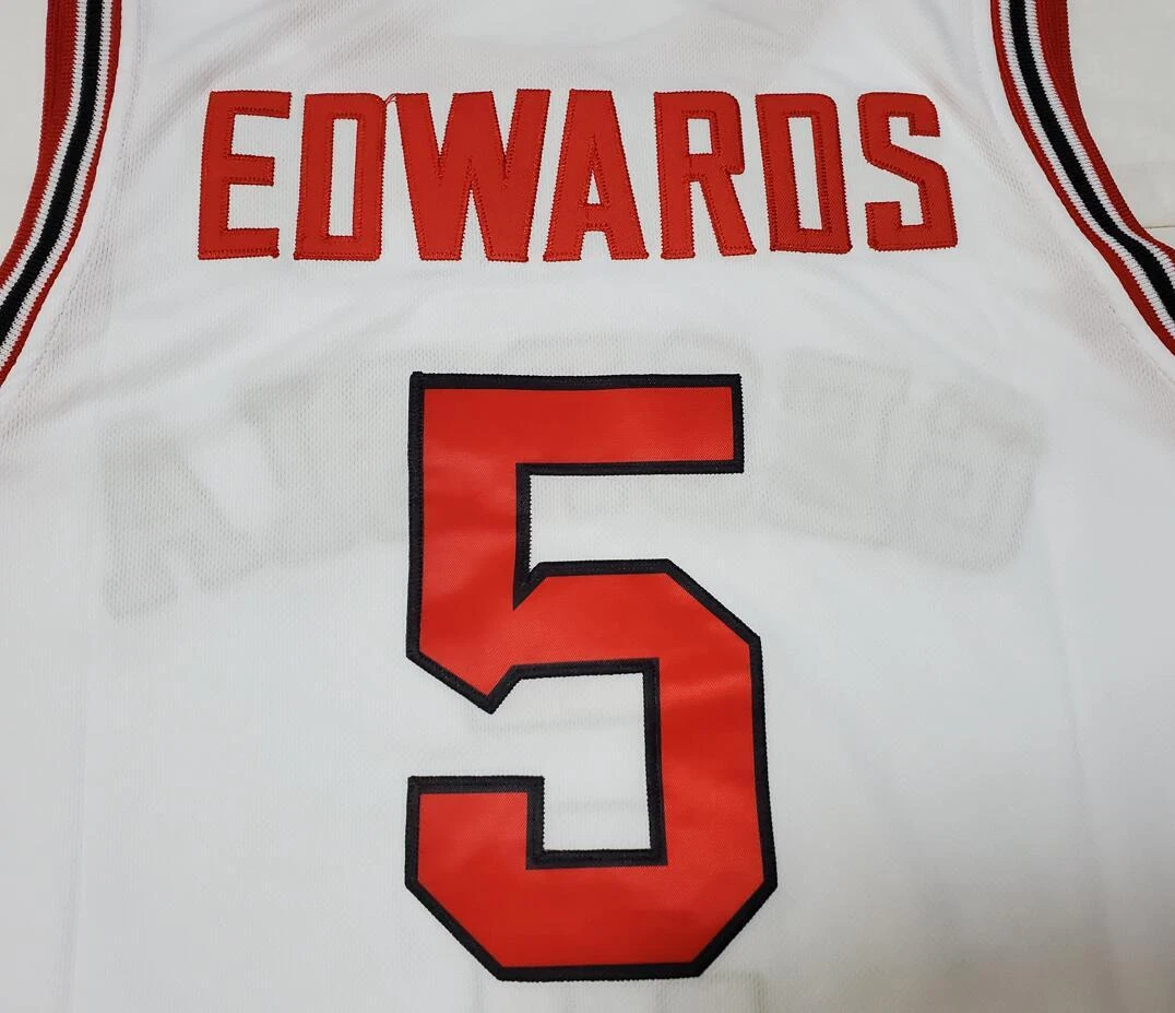 Men Anthony Edwards Georgia #5 Jersey