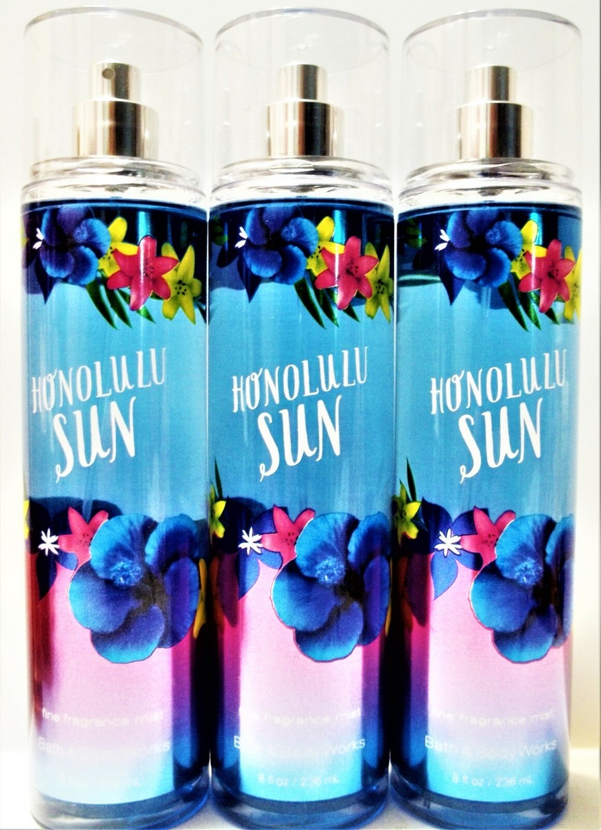 Bath Body Works HONOLULU SUN Fine Fragrance Mist, 8 fl. oz, NEW x