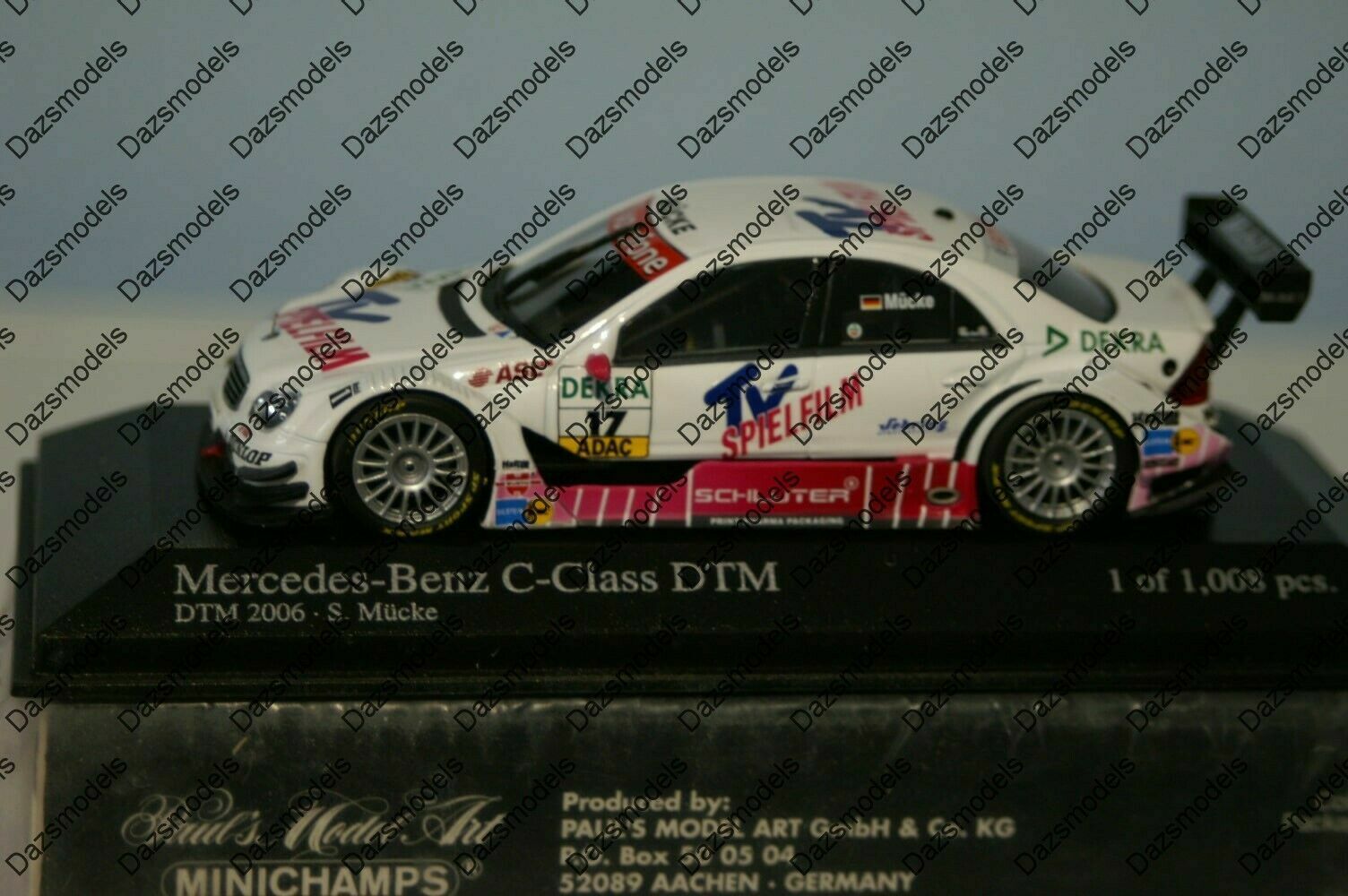 Minichamps Mercedes C Class DTM 2006 S.Mucke1:43 Diecast 400 063517