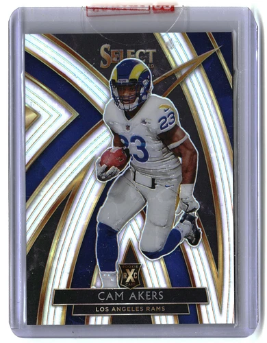 Cam Akers 2019 Panini Select #309 2020 XRC Prizm Redemption Los Angeles Rams