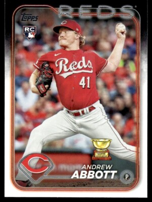 2024 Topps #214 Andrew Abbott RC Cincinnati Reds ASR
