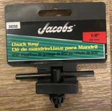 Jacobs 1/2 in. X 9/32 in. KK Chuck Key T-Handle Steel