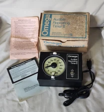 Vintage Omega Audible Repeating Timer II Darkroom 461-010 Tested Working Photo