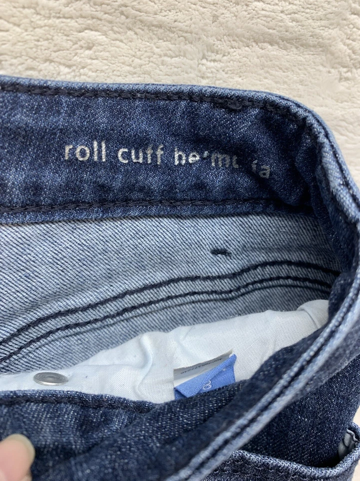 Pantalones cortos de mezclilla Simply Vera para mujer talla 8 tiro medio frente plano Vera Wang Foto 4 de 4