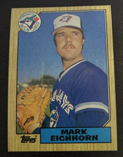 1987 Topps - Mark Eichhorn - Toronto Blue Jays - #371 - RC
