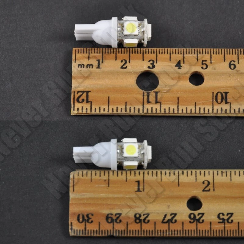 FOR 03-06 CHEVY SILVERADO RED CLEAR LED TAIL LIGHTS +WHITE LICENSE PLATE BULBS - Image 4 of 4