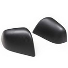 Matte Carbon Fiber For TESLA MODEL X Car Exterior Side Rearview Mirror Cover
