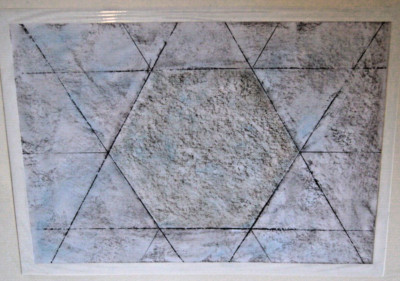 ::FRANZ EHMKE*1928 -2018 GDR PAINTER GEOMETRY AND SHAPES ''THE SIX PARALLELS''