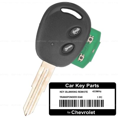 Funkschlüssel Schlüssel für Chevrolet Daewoo Aveo Matiz Spark Sail Epica ab 2008