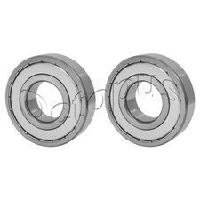 2 Pcs Premium 6001 ZZ ABEC3 Metal Shields Deep Groove Ball Bearing 12x28x8mm