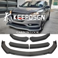 For Honda Hr-v Cr-v Element Carbon Look Front Bumper Lip Splitter Spoiler Chin
