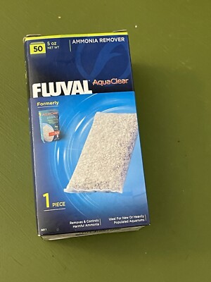 Fluval Ammonia Remover 50 Filter Insert for AquaClear 50 - 1 pack New-A611