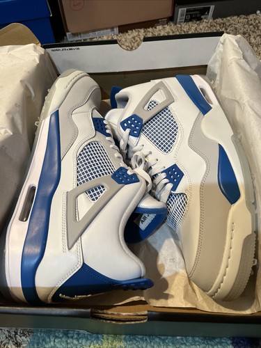 AJ4 Jordan 4 Retro Golf Military Blue 