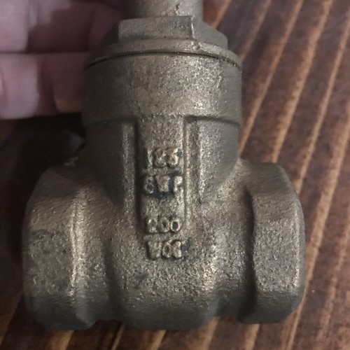 Nibco Valvola a saracinesca in bronzo a collo lungo controllo flusso T-111, filettata 3/4" - Foto 4 di 5