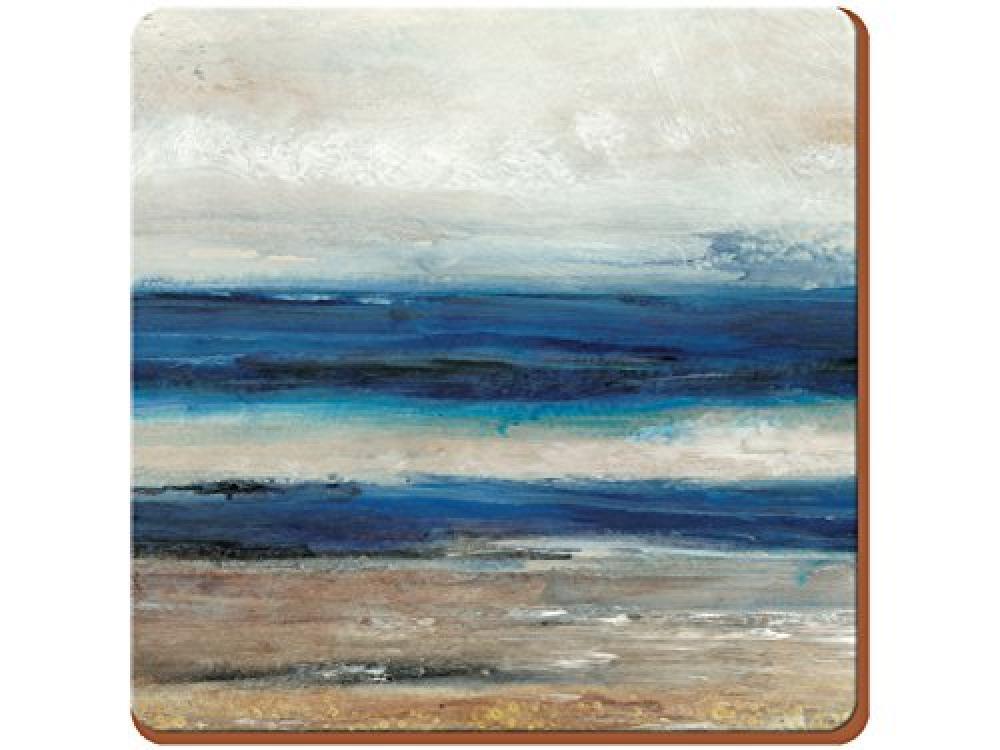 (TG. 10.500x10.500x0.281 cm) Creative Tops Motivo: Oceano Premium-Sottobicchieri