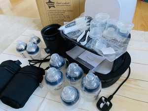 tommee tippee closer to nature black complete feeding set