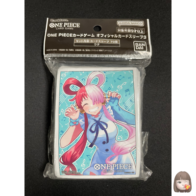 BANDAI ONE PIECE Card Game Official Card Sleeves 3 Uta for sale