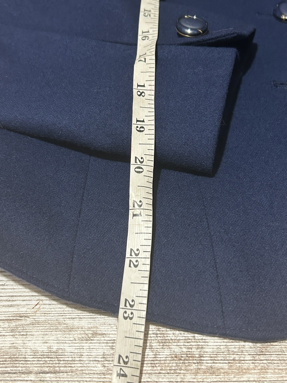 Vtg Pendleton Navy Wool Blazer Jacket Womens 10 M… - image 9